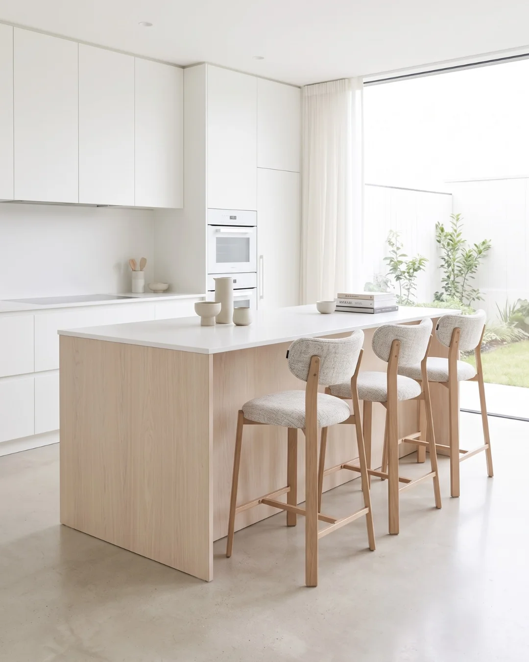 Design Barkruk Thor | Beige | Oak 2 sfeer