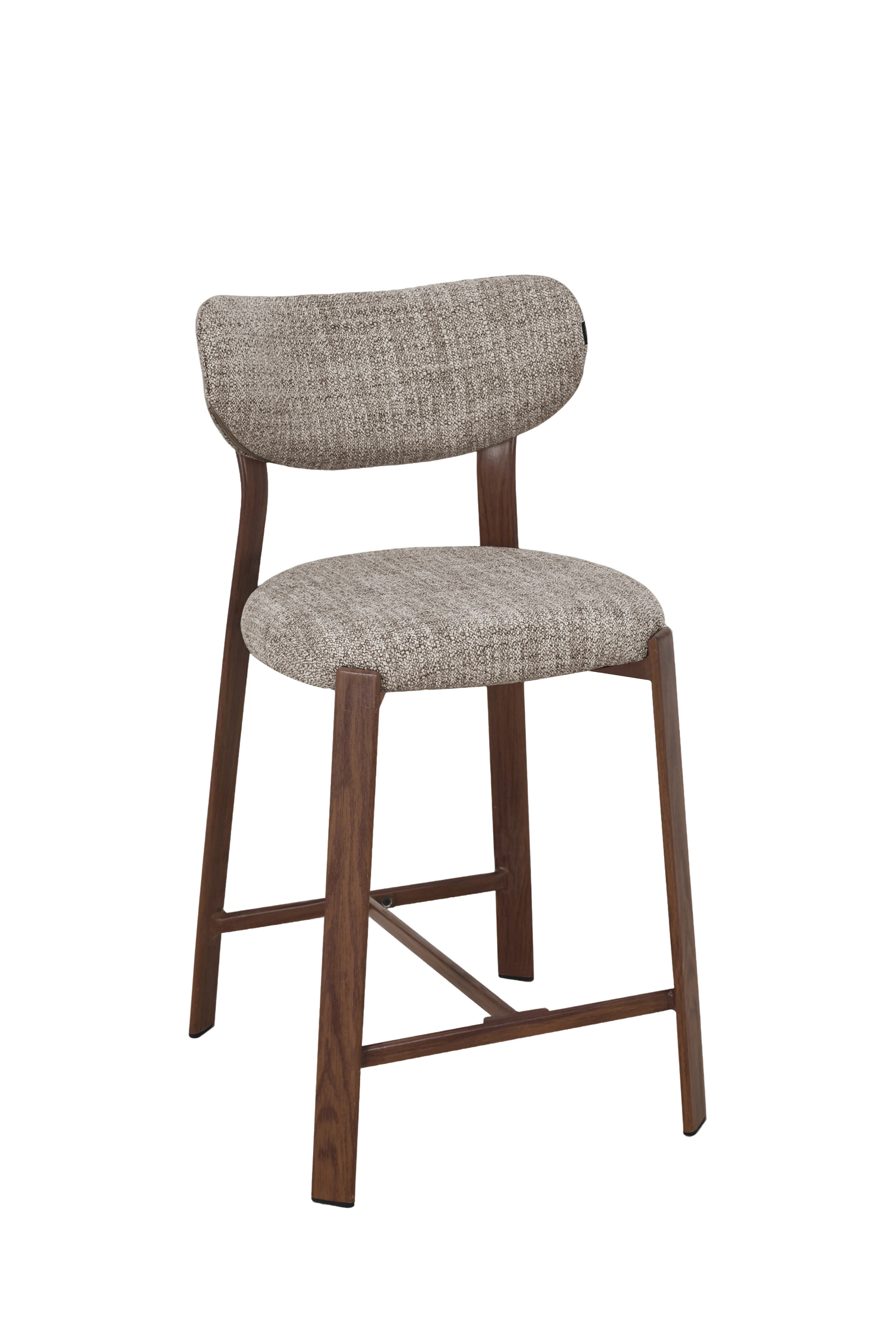 Design Barkruk Thor | Lichtbruin | Walnoot 7