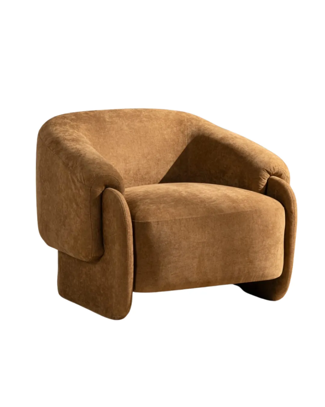 Noah loungestoel in cognac
